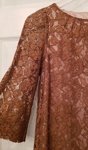 Fossil gold lace dress